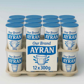 AYRAN – TRADITIONAL TURKISH DRINK – NATURAL YOGURT & WATER – WHOLESALE EXPORT
